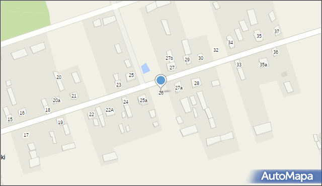 Wierzchlesie, Wierzchlesie, 26, mapa Wierzchlesie