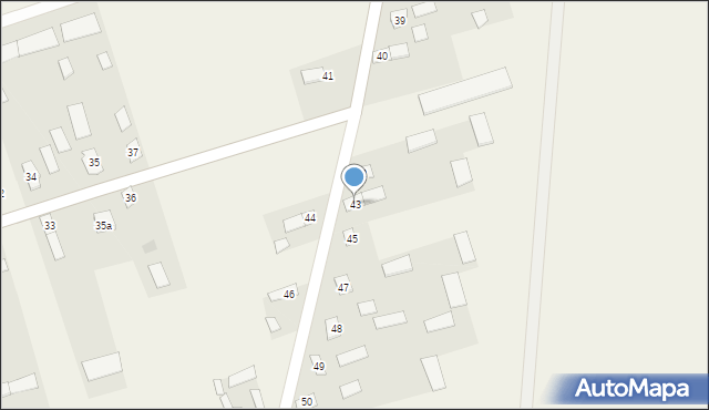 Wierzchlesie, Wierzchlesie, 43, mapa Wierzchlesie