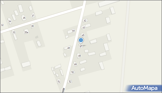 Wierzchlesie, Wierzchlesie, 47, mapa Wierzchlesie