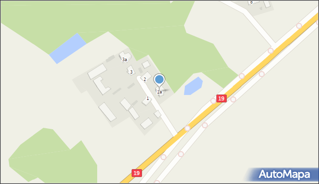 Wierzchłowce, Wierzchłowce, 1a, mapa Wierzchłowce