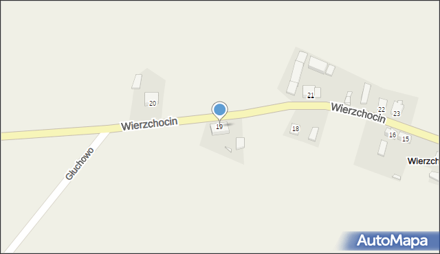 Wierzchocin, Wierzchocin, 19, mapa Wierzchocin