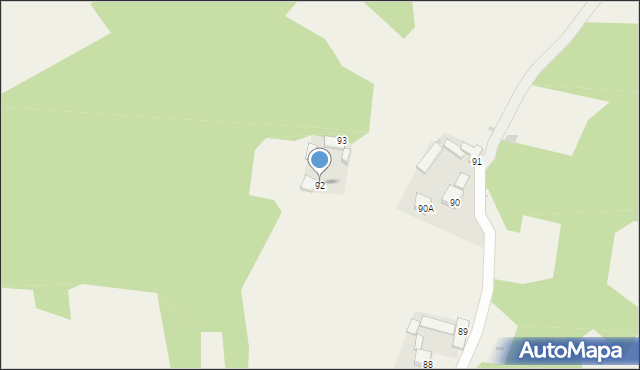 Wierzchoniów, Wierzchoniów, 92, mapa Wierzchoniów