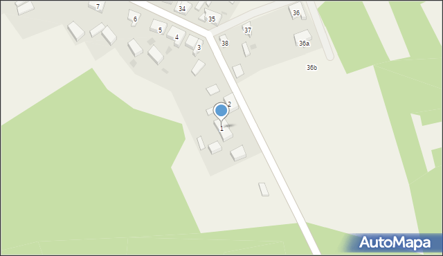 Wierzchosław, Wierzchosław, 1, mapa Wierzchosław