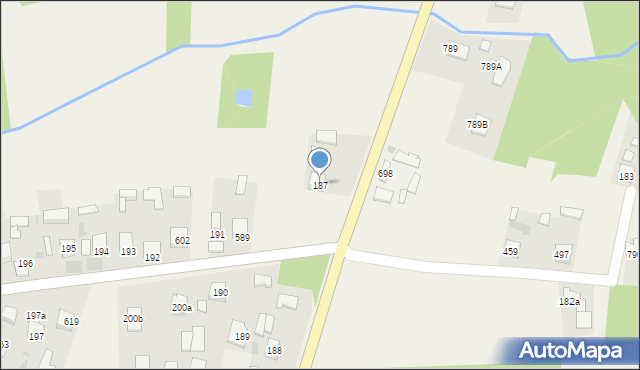 Wierzchosławice, Wierzchosławice, 187, mapa Wierzchosławice