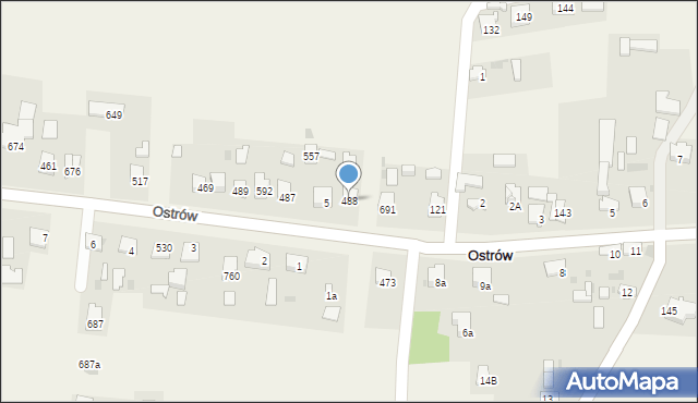 Wierzchosławice, Wierzchosławice, 488, mapa Wierzchosławice