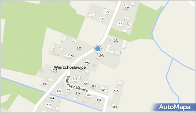 Wierzchosławice, Wierzchosławice, 751, mapa Wierzchosławice