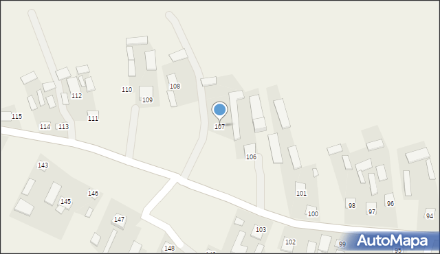 Wierzchowina, Wierzchowina, 107, mapa Wierzchowina