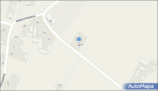 Wierzchowina, Wierzchowina, 49, mapa Wierzchowina