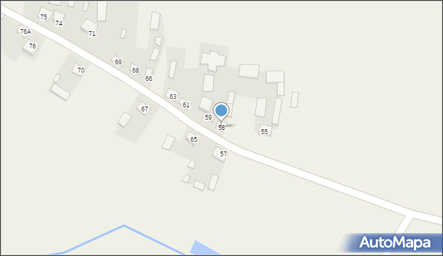 Wierzchowina, Wierzchowina, 58, mapa Wierzchowina