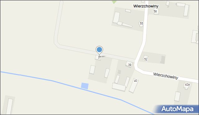 Wierzchowiny, Wierzchowiny, 37, mapa Wierzchowiny