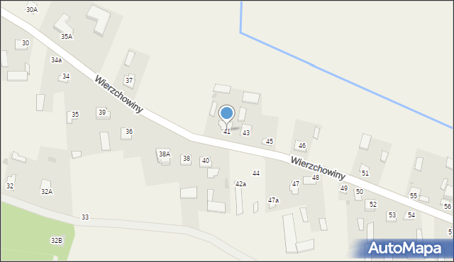 Wierzchowiny, Wierzchowiny, 41, mapa Wierzchowiny