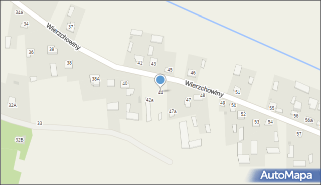 Wierzchowiny, Wierzchowiny, 44, mapa Wierzchowiny