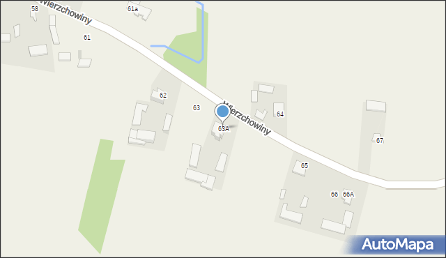 Wierzchowiny, Wierzchowiny, 63A, mapa Wierzchowiny