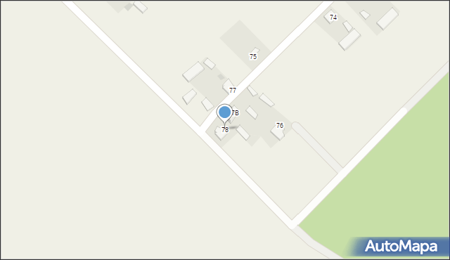 Wierzchowiny, Wierzchowiny, 78, mapa Wierzchowiny