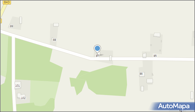 Wierzchowiny, Wierzchowiny, 87, mapa Wierzchowiny