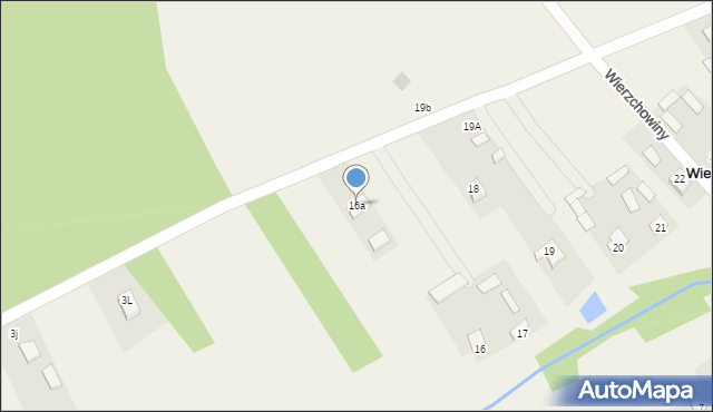 Wierzchowiny, Wierzchowiny, 16a, mapa Wierzchowiny