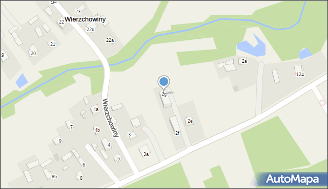 Wierzchowiny, Wierzchowiny, 2g, mapa Wierzchowiny