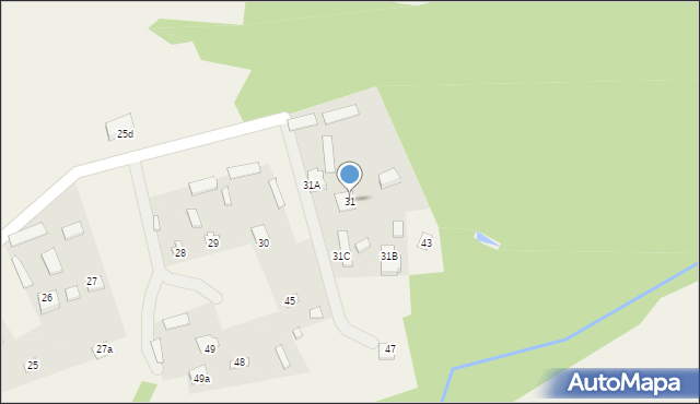 Wierzchowiny, Wierzchowiny, 31, mapa Wierzchowiny