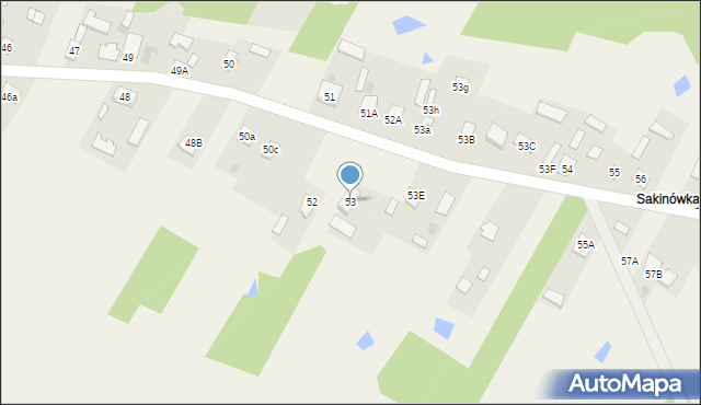 Wierzchowiny, Wierzchowiny, 53, mapa Wierzchowiny