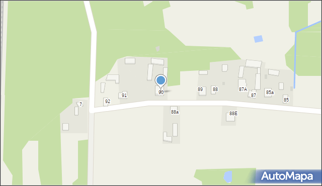 Wierzchowiny, Wierzchowiny, 90, mapa Wierzchowiny