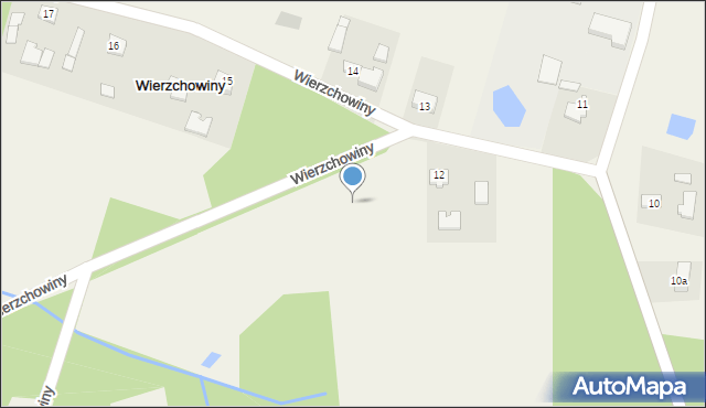 Wierzchowiny, Wierzchowiny, 12a, mapa Wierzchowiny