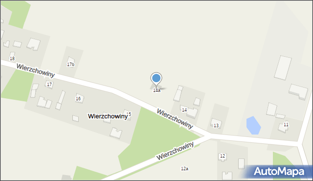 Wierzchowiny, Wierzchowiny, 14a, mapa Wierzchowiny