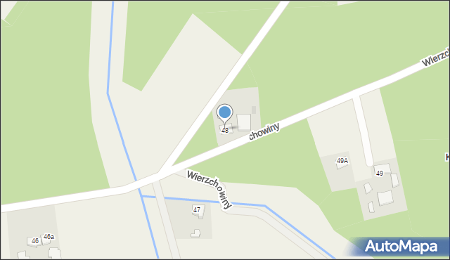 Wierzchowiny, Wierzchowiny, 48, mapa Wierzchowiny