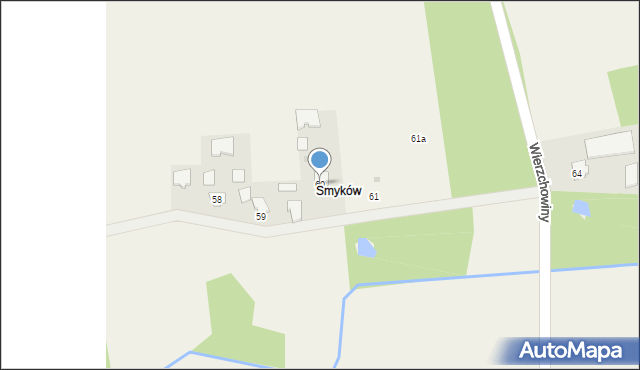 Wierzchowiny, Wierzchowiny, 60, mapa Wierzchowiny