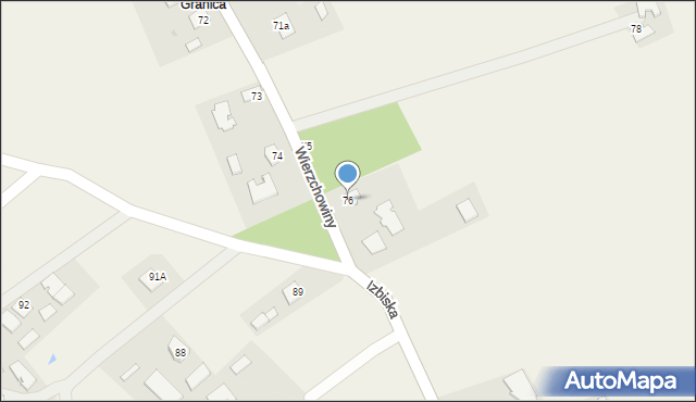 Wierzchowiny, Wierzchowiny, 76, mapa Wierzchowiny