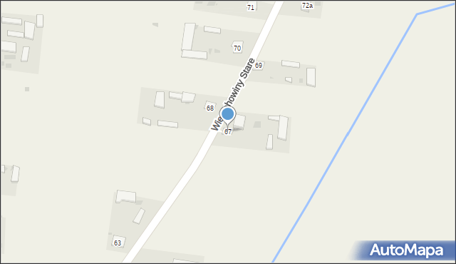 Wierzchowiny Stare, Wierzchowiny Stare, 67, mapa Wierzchowiny Stare