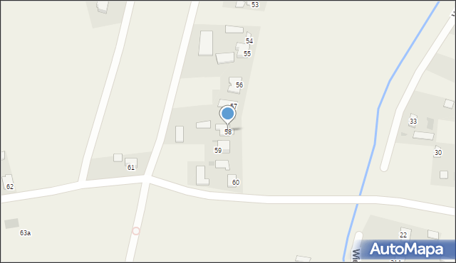 Wierzchowiska, Wierzchowiska Drugie, 58, mapa Wierzchowiska