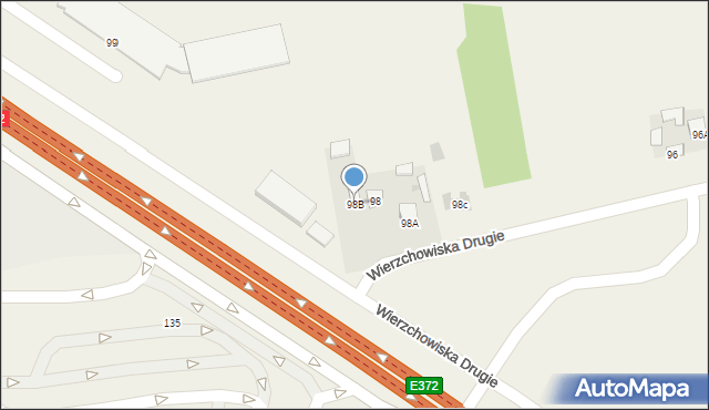 Wierzchowiska, Wierzchowiska Drugie, 98B, mapa Wierzchowiska