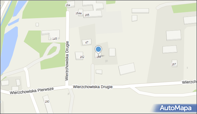 Wierzchowiska Drugie, Wierzchowiska Drugie, 147, mapa Wierzchowiska Drugie