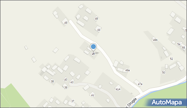 Wierzchowiska Drugie, Wierzchowiska Drugie, 46, mapa Wierzchowiska Drugie