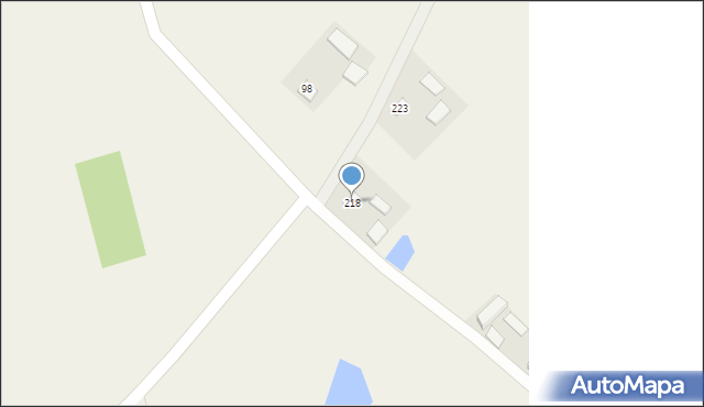 Wierzchowiska Pierwsze, Wierzchowiska Pierwsze, 218, mapa Wierzchowiska Pierwsze