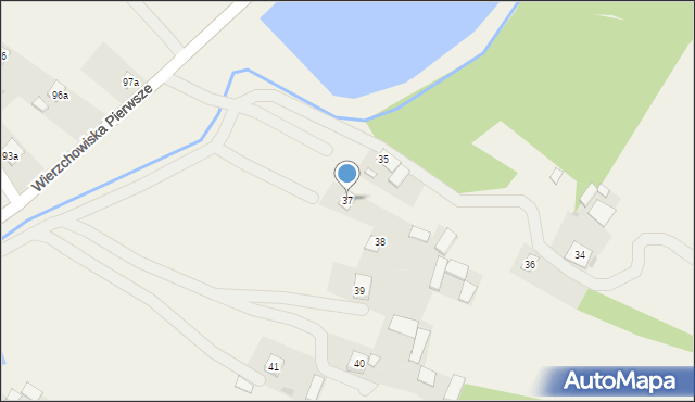 Wierzchowiska Pierwsze, Wierzchowiska Pierwsze, 37, mapa Wierzchowiska Pierwsze