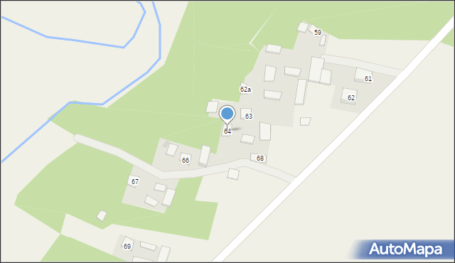 Wierzchowiska Pierwsze, Wierzchowiska Pierwsze, 64, mapa Wierzchowiska Pierwsze