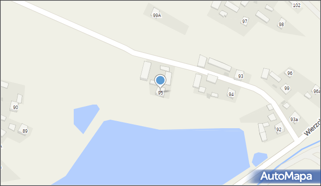 Wierzchowiska Pierwsze, Wierzchowiska Pierwsze, 95, mapa Wierzchowiska Pierwsze