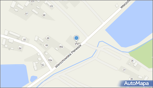 Wierzchowiska Pierwsze, Wierzchowiska Pierwsze, 97a, mapa Wierzchowiska Pierwsze