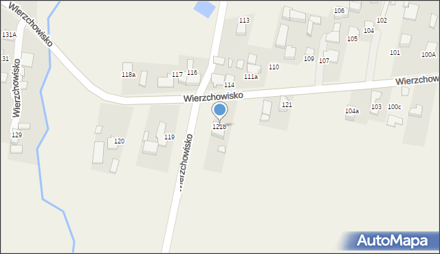 Wierzchowisko, Wierzchowisko, 121b, mapa Wierzchowisko