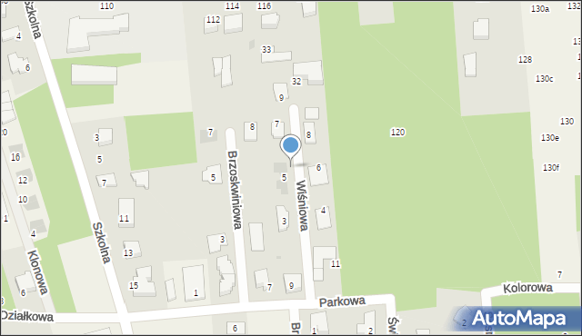 Wierzchowisko, Wiśniowa, 5b, mapa Wierzchowisko