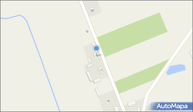 Wierzchuca Nagórna, Wierzchuca Nagórna, 78, mapa Wierzchuca Nagórna