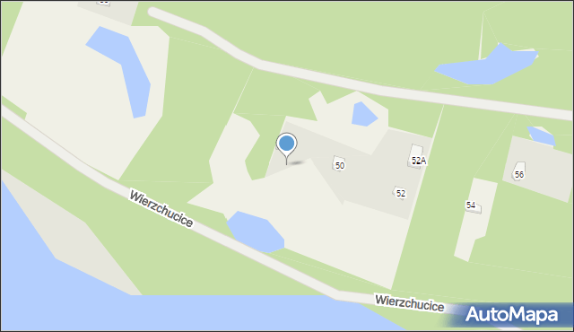 Wierzchucice, Wierzchucice, 48, mapa Wierzchucice