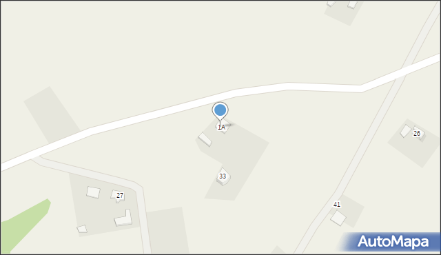 Wierzchucice, Wierzchucice, 1A, mapa Wierzchucice