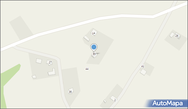 Wierzchucice, Wierzchucice, 33, mapa Wierzchucice