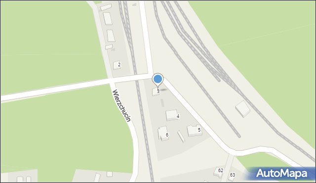 Wierzchucin, Wierzchucin, 3, mapa Wierzchucin