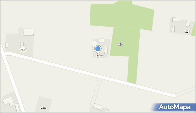 Wierzchy, Wierzchy, 21, mapa Wierzchy