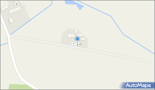 Wierzchy, Wierzchy, 6, mapa Wierzchy