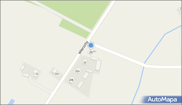 Wierzchy, Wierzchy, 26c, mapa Wierzchy