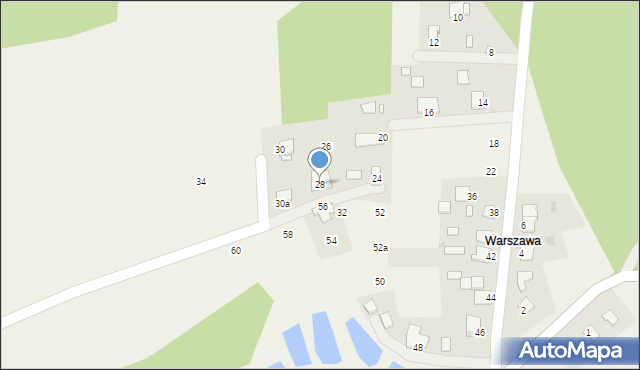 Wierzchy, Wierzchy, 28, mapa Wierzchy